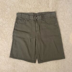 Shein Men's Khaki Jean Shorts